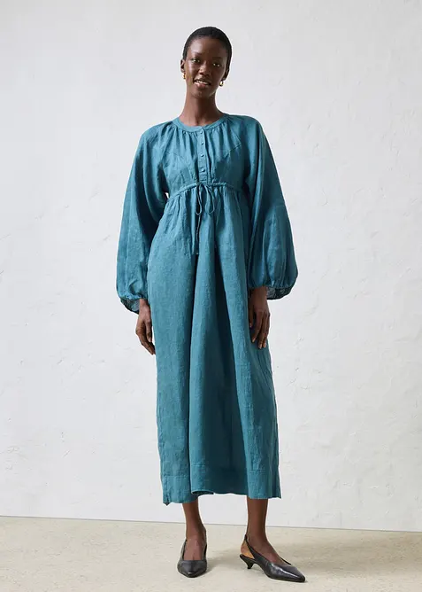 Kl&auml;nning av linne, bonprix