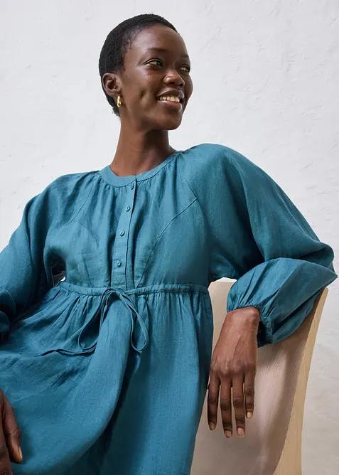 Kl&auml;nning av linne, bonprix