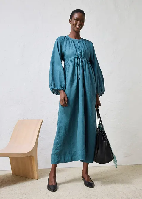 Kl&auml;nning av linne, bonprix