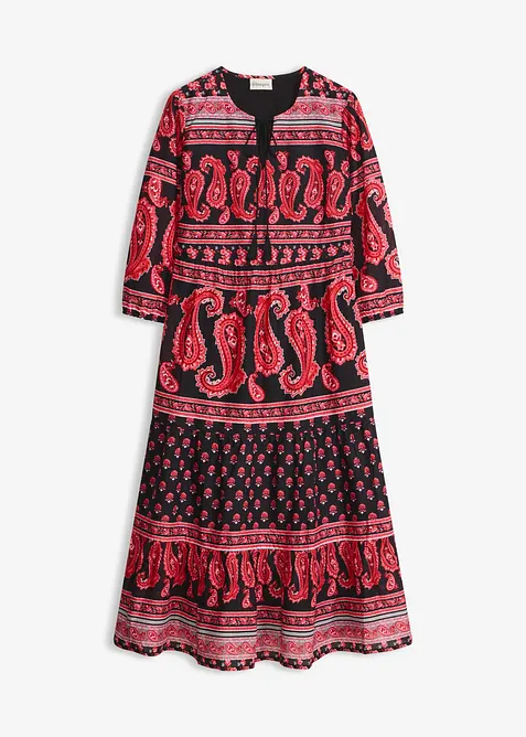 Mellanl&aring;ng kl&auml;nning i ren bomull, bonprix