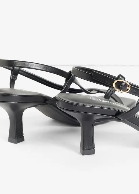 Sandalett med smal klack, bonprix