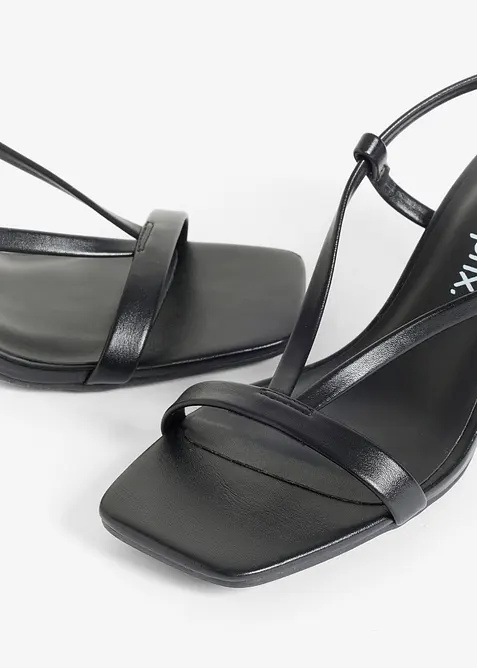 Sandalett med smal klack, bonprix