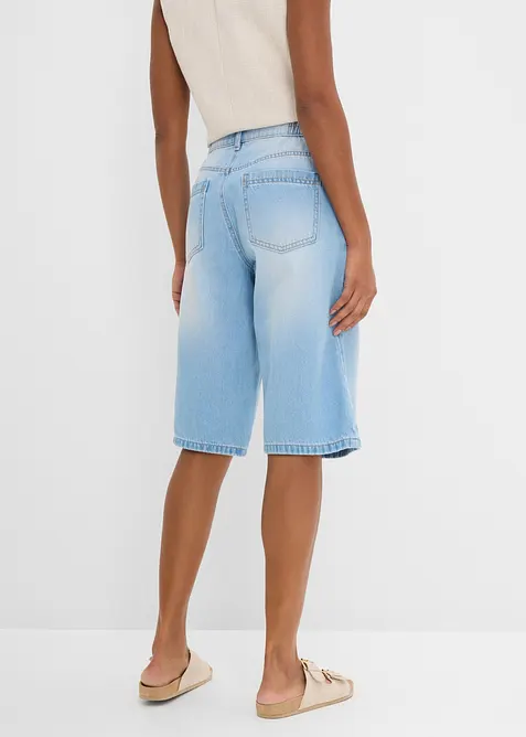 Jeansshorts med Mid Waist, bonprix