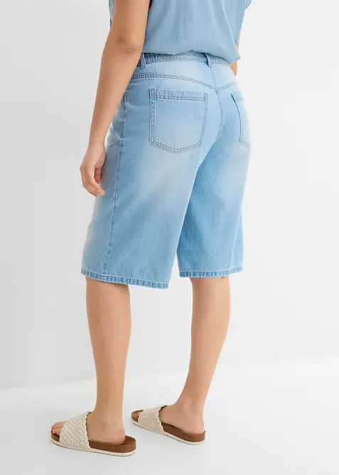 Jeansshorts med Mid Waist, bonprix
