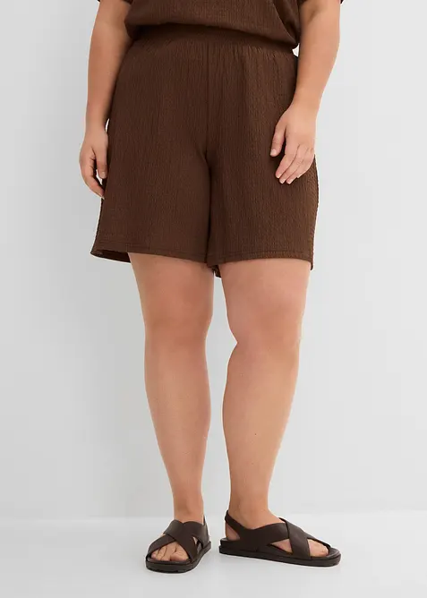 Dra p&aring;-shorts av kr&auml;pp, bonprix