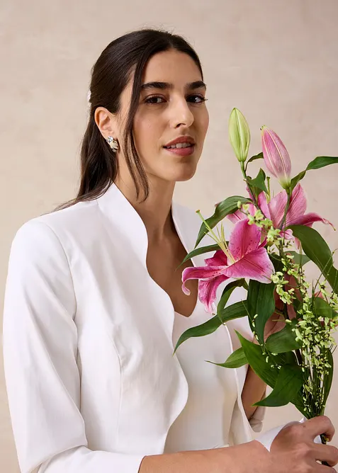 Bolero i fintr&aring;dig bomull, bonprix