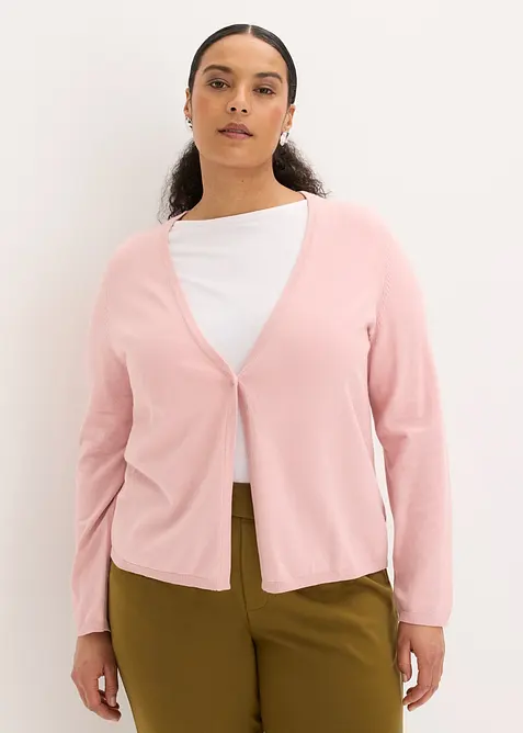 Finstickad cardigan, bonprix