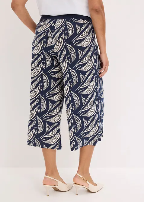 Vid jerseybyxa i bomull och viskos, bonprix