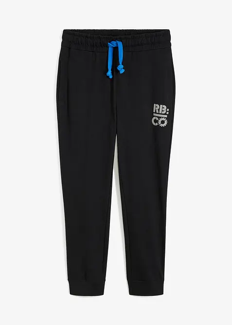 Joggingbyxa med kontrasterande detaljer, bonprix