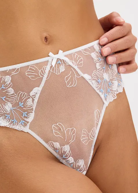 Braziliantrosa med diskret broderi, bonprix