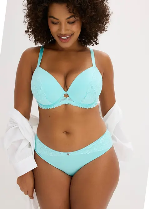 Formpressad BH av mjuk spets, bonprix