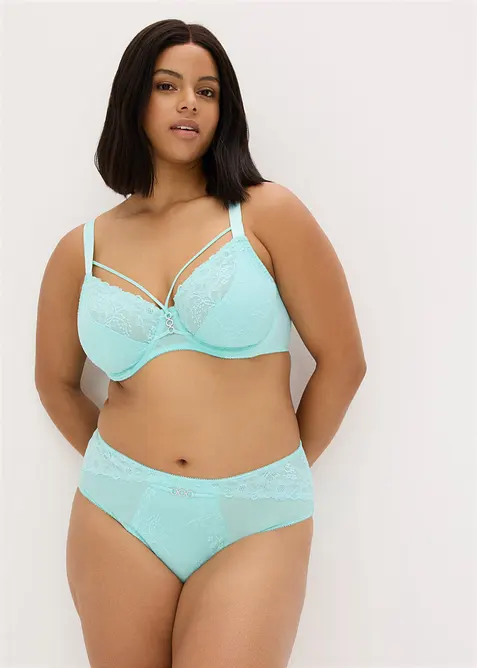 BH med bygel och dekorativa, avtagbara band, bonprix