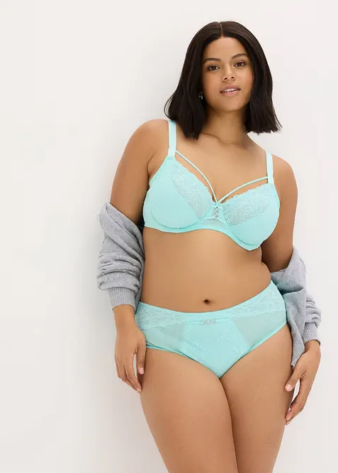 Maxitrosa med fin spets, bonprix