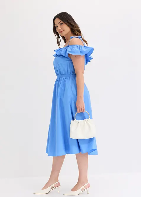 Kl&auml;nning med bara axlar, bonprix