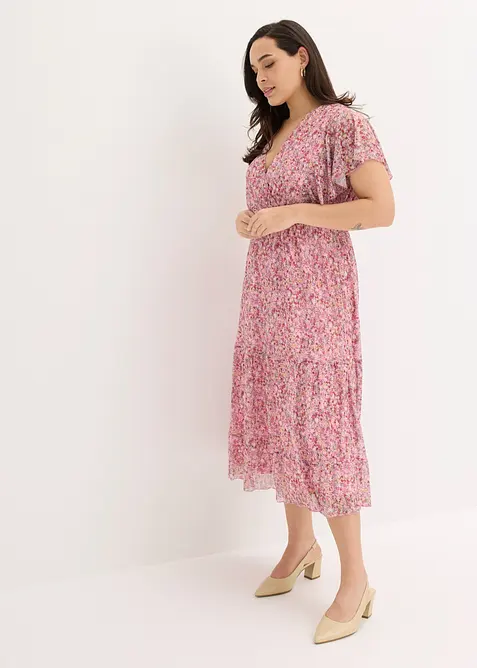 Midikl&auml;nning av mjuk mesh, bonprix