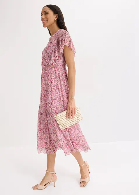 Midikl&auml;nning av mjuk mesh, bonprix