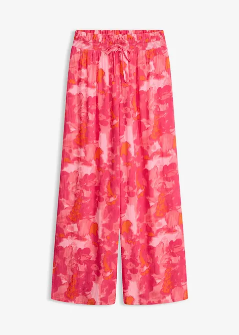 Strandbyxa i krinklat material med struktur, bonprix