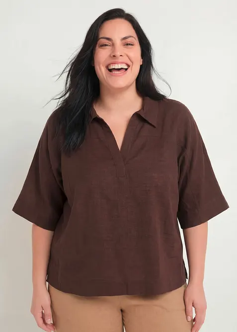 Blustunika i bomull, bonprix