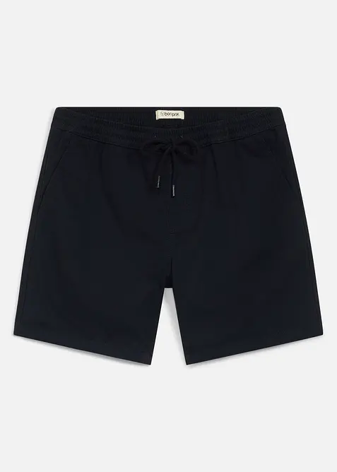 Shorts med res&aring;rmidja, avslappnad passform, bonprix