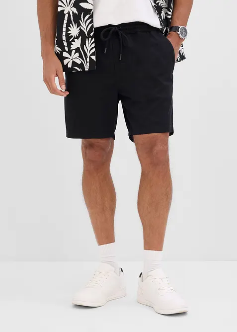 Shorts med res&aring;rmidja, avslappnad passform, bonprix