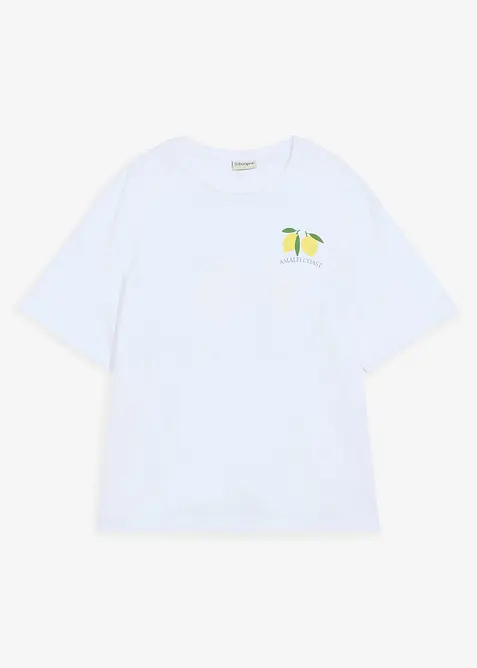 T-shirt i ekologisk bomull, avslappnad passform, bonprix