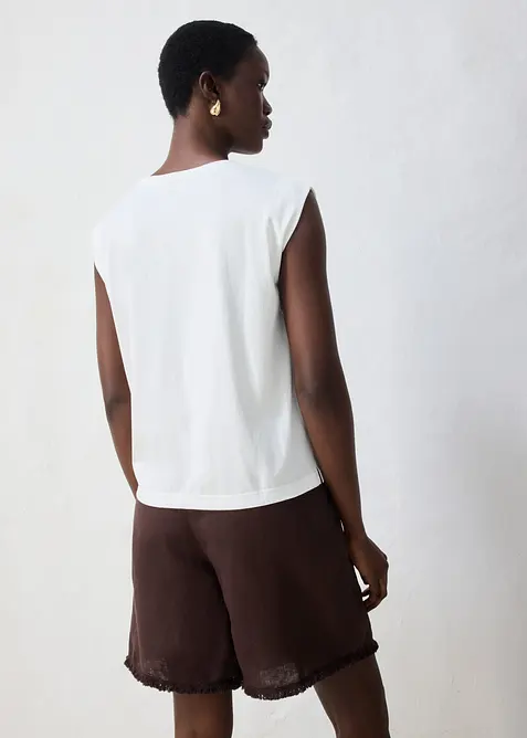 Topp med silke, bonprix