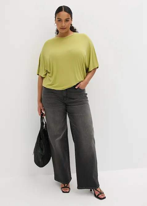 T-shirt i viskosmix, bonprix