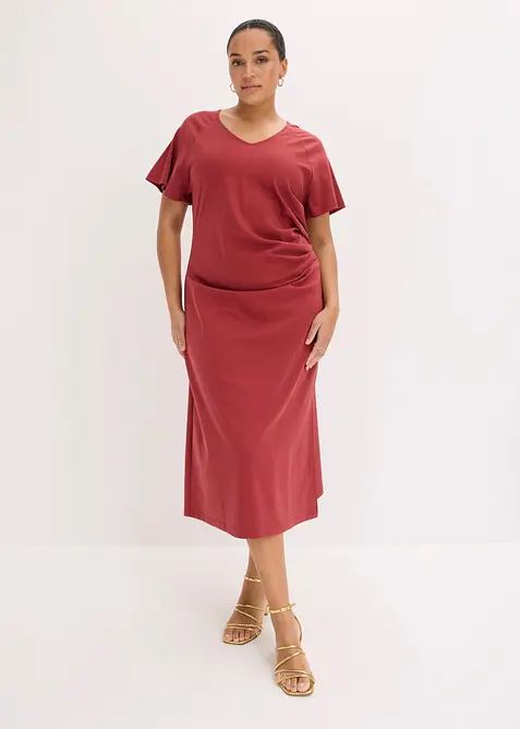 Jerseykl&auml;nning i bomull, bonprix