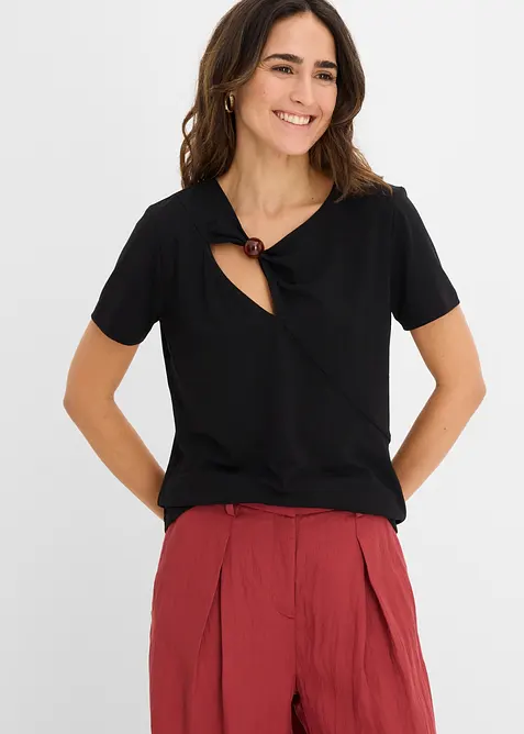 T-shirt av mjuk viskosmix, bonprix