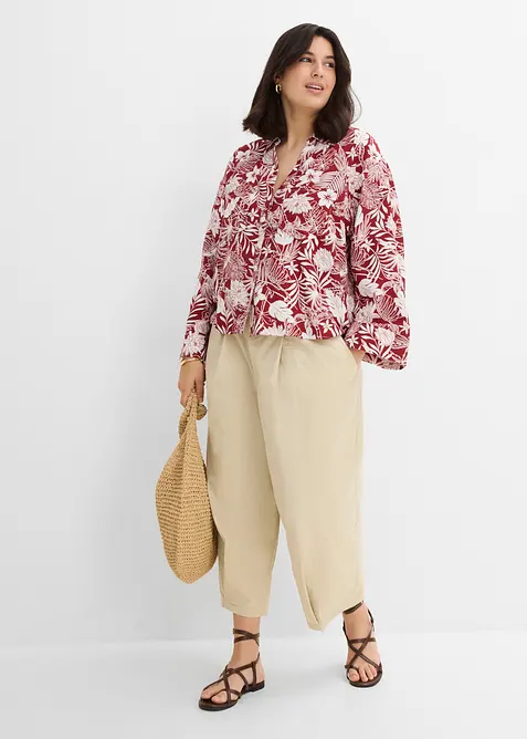 Blus i viskosmix, bonprix