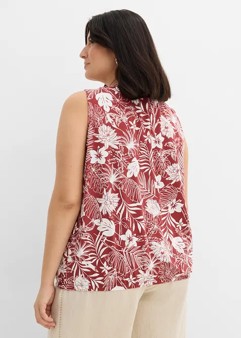 Jerseylinne i viskosmix, bonprix