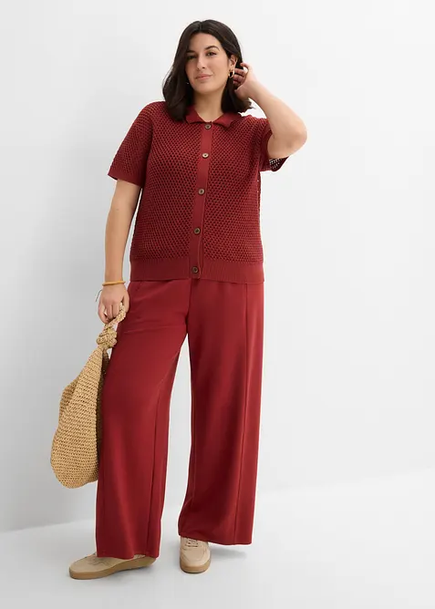 H&aring;lm&ouml;nstrad cardigan, bonprix