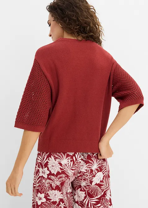 Tr&ouml;ja i bomullsmix, bonprix