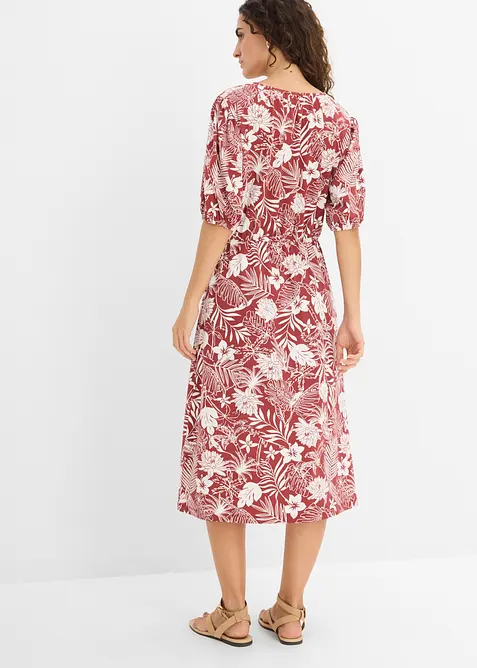 Jerseykl&auml;nning i mjuk viskosmix, bonprix