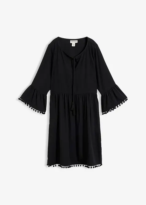 Kl&auml;nning i f&ouml;ljsam viskosmix, bonprix