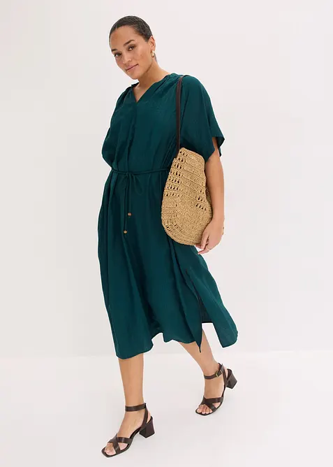 Midikl&auml;nning av mjuk viskosmix, bonprix