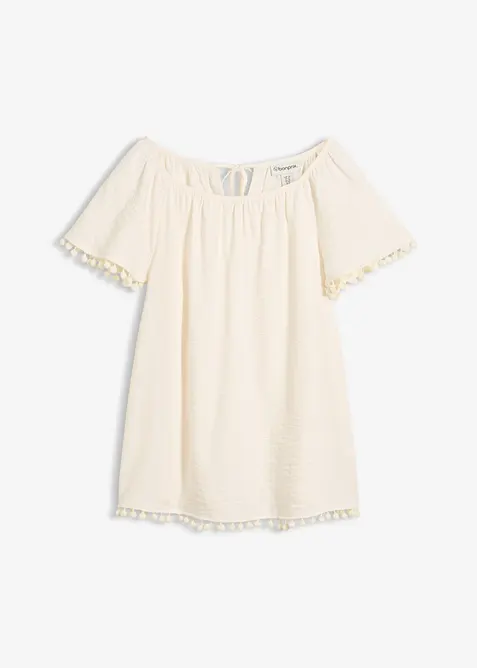 Blus i mjuk viskosmix, bonprix