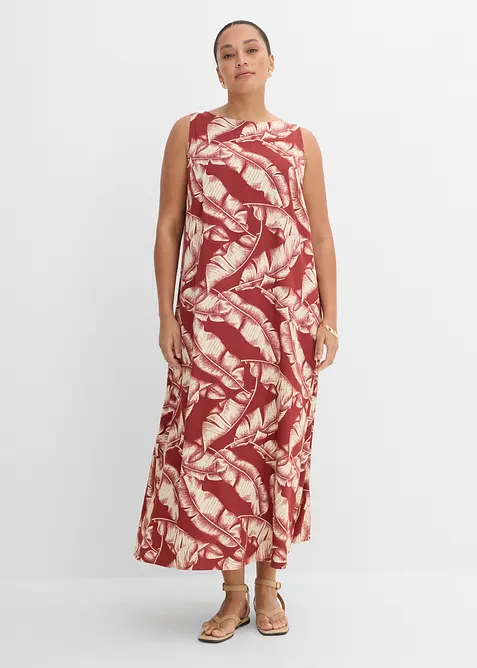 M&ouml;nstrad kl&auml;nning i viskosmix, bonprix