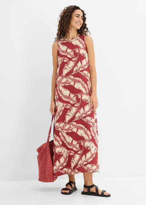 M&ouml;nstrad kl&auml;nning i viskosmix, bonprix