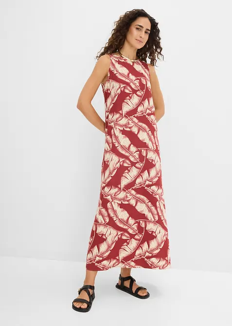 M&ouml;nstrad kl&auml;nning i viskosmix, bonprix