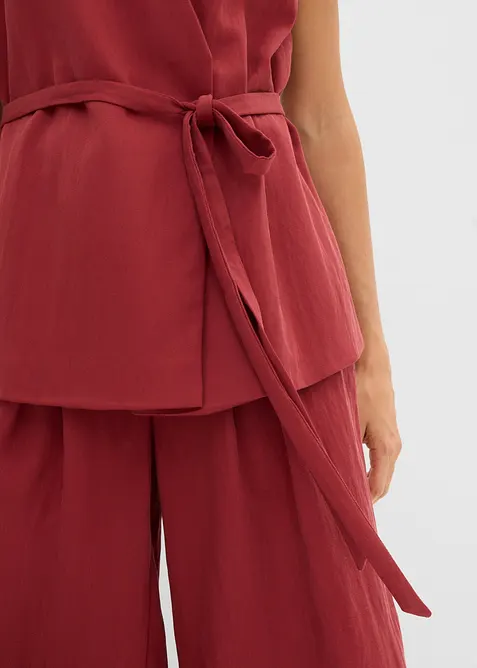 Topp med sk&auml;rp i viskosmix, bonprix