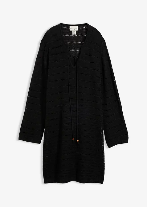 Stickad minikl&auml;nning, bonprix