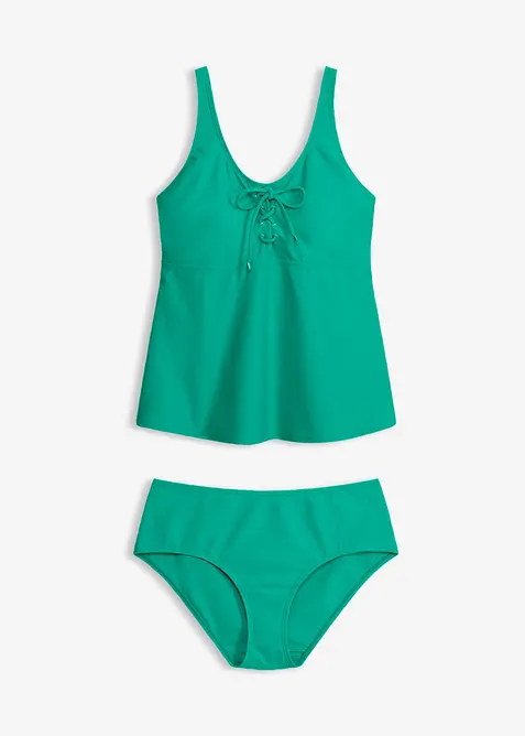 Tankini med sn&ouml;rning (2 delar), bonprix