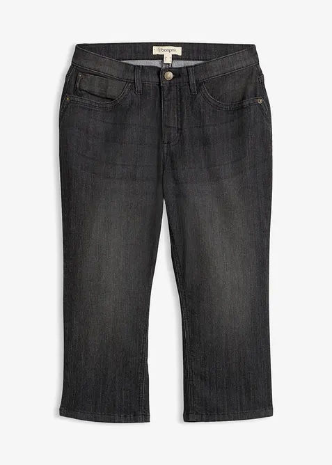 Slim Capri Jeans Mid Waist, bonprix