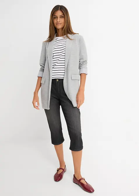 Slim Capri Jeans Mid Waist, bonprix