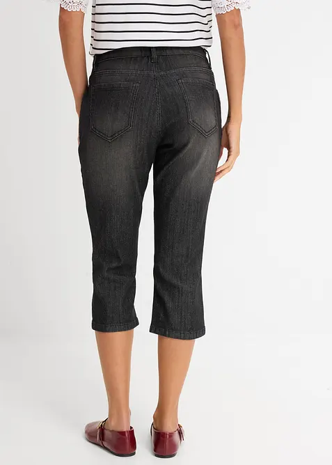 Slim Capri Jeans Mid Waist, bonprix