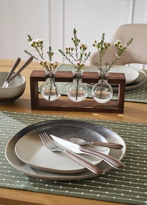 Bordstablett av ekologisk bomull (2-pack), bonprix