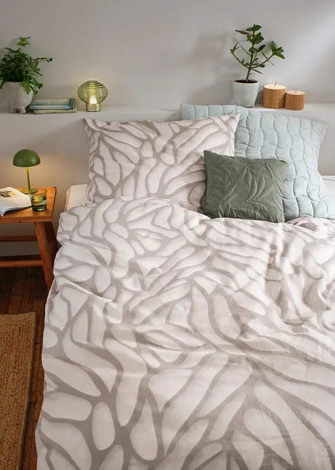 P&aring;slakanset med organiskt m&ouml;nster, bonprix