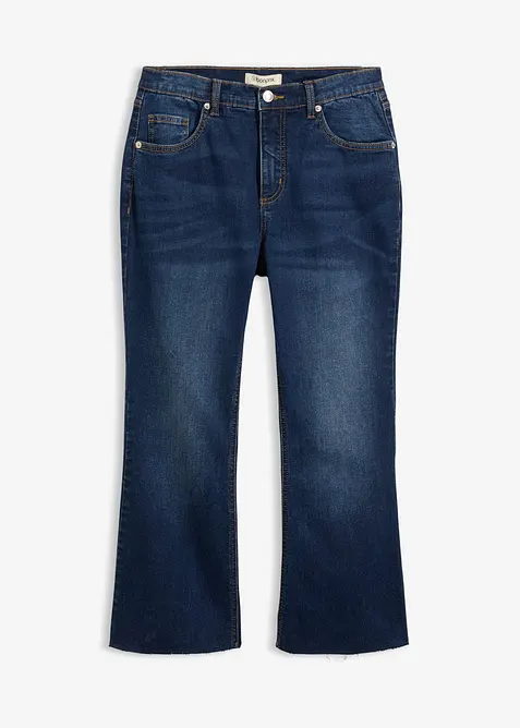 Bootcut Jeans High Waist, cropped, bonprix