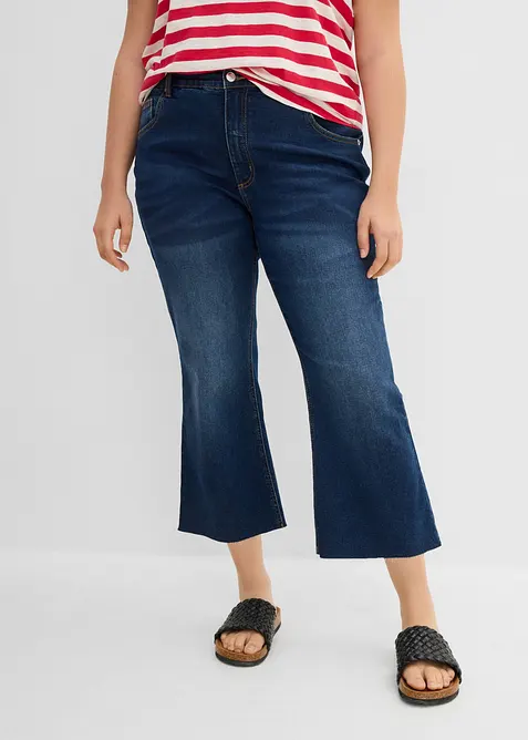 Bootcut Jeans High Waist, cropped, bonprix